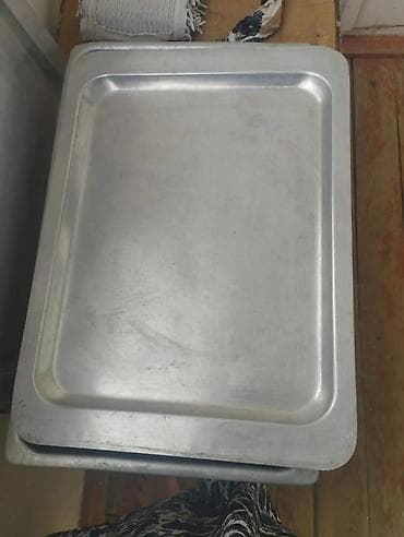 Alüminium iri ölçülü soba sinisi (qastronom qabı) - Material: qalın