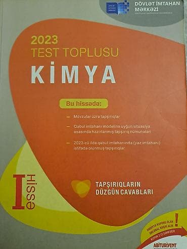 kimya test toplusu pdf: Üstündə bir neçə yazı var — 1