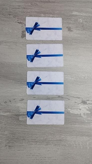 Reklam, çap: Plastik kartların istehsalı və çapı Təklif: - Bank kartı formatında — 6