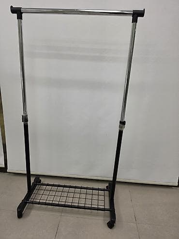 Tək çubuqlu, təkərli paltar asqısı stendi - Konstruksiya — 3