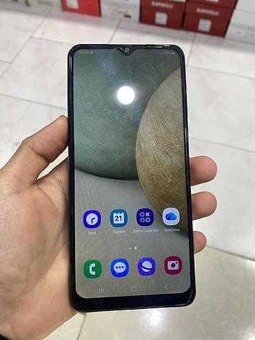 xiaomi bluetooth: Samsung Galaxy A12, цвет - Черный, Отпечаток пальца — 1