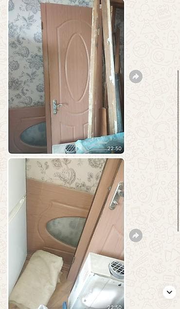 Məhsul: Otaq qapıları (3 ədəd) - Material: Ağac teksturalı MDF/taxta
