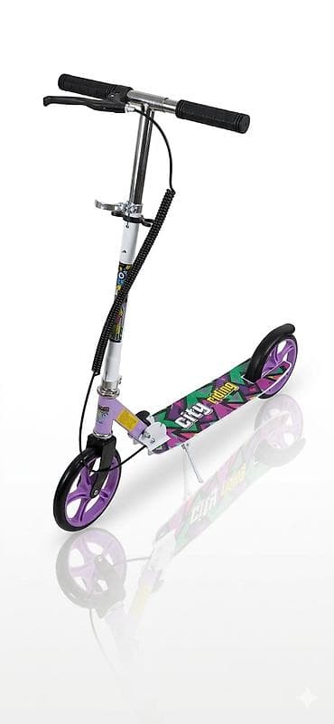 Самокаты: Şəhər üçün skuter – “City Riding” - Böyük təkərlər: ön və arxa iri — 5