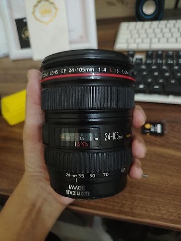 pubg mobile aksesuar: Canon EF 24-105mm f/4 L IS USM zoom obyektiv. Tam kadr (full frame) — 3