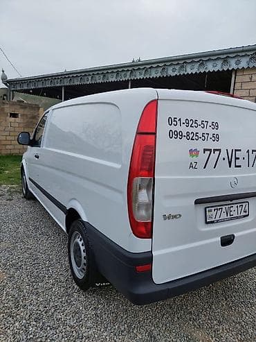 muherrikin hecmi: Mercedes-Benz Vito yük furgonu - Model: Vito (W639) - Mühərrik: 111 — 2
