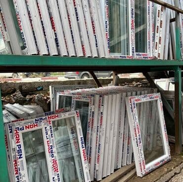 plastik pencərə: Plastik Qapilar, Pəncərələr, fortuçkalar Endirimli qiymətlə təklif — 14