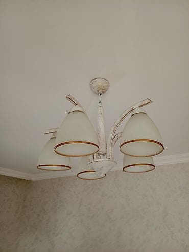 Güzgülər: Çılçıraq, 5 lampa, Metal — 1