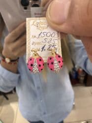 Sırğa, Sarı qızıl, 585 Əyar