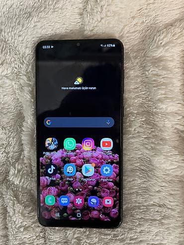soba satilir: Samsung Galaxy A02, 32 GB, rəng - Qara, Sensor — 9