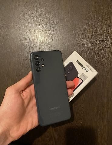 Samsung Galaxy A13, rəng - Qara, Barmaq izi