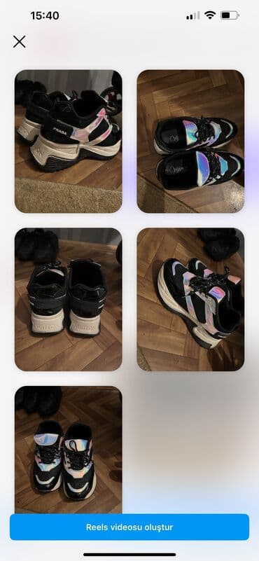 Ölçü: 39, rəng - Bənövşəyi, İşlənmiş