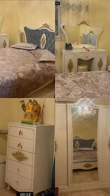 İkinəfərlik çarpayı, Dolab, Komod, Termo, İşlənmiş