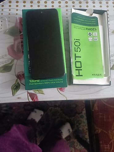 redmi note 9 qiymet: Infinix HOT 50i, 256 GB, rəng - Mavi, Sensor — 3