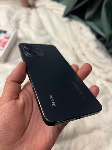 ipad satilir: Redmi Note 12, 128 GB, rəng - Qara, Barmaq izi, Face ID — 5