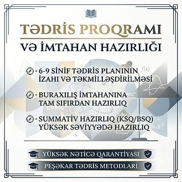 saz kursu: Repetitor, Riyaziyyat, Azərbaycan dili, İmtahanlara hazırlıq — 2