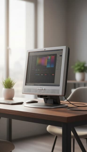 Монитор HP L1710 / 17" / Отличное состояние Работает без ошибок