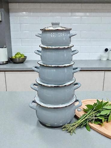 Посуда для готовки: Кастрюля, цвет - Белый — 2