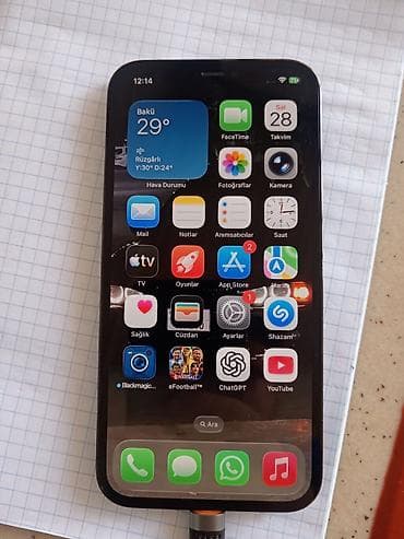 su isidən: IPhone 12 Pro, Pacific Blue, Face ID — 1