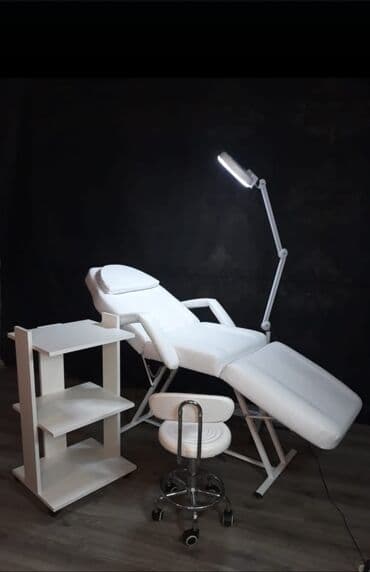 salon üçün: Çarpayı 230 azn kreslo 50 azn təkərli daşıyıcı 55 azn lupali işıq 90 — 1