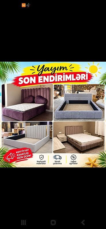 Mebel dəstgahı – yumşaq başlıqlı çarpayılar • Dizayn: Vertikal