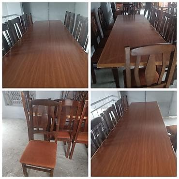 Qonaq otağı üçün, Açılmayan, Dördbucaq masa