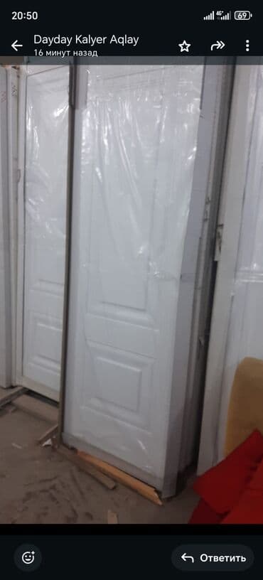 otaq qapllar: Yeni Otaq qapısı 80x215 sm Naliçnik ilə, Zəmanətsiz, Pulsuz çatdırılma — 5