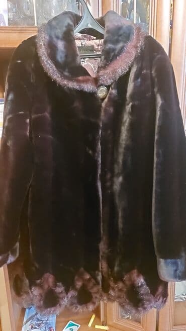 Kürk, XL, rəng - Qəhvəyi