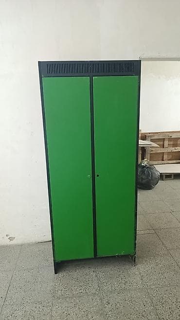 İşlənmiş, 2 qapılı, Rəngli, Dəmir, Açılan, Düz dolab