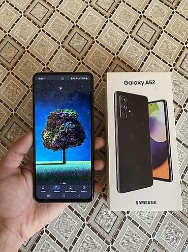 ssd 2 5: Samsung Galaxy A52, 256 GB, rəng - Qara, Barmaq izi — 1