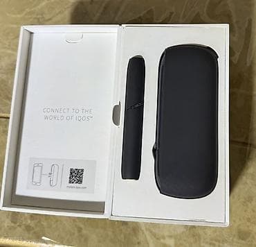 elektro qəlyan: IQOS cihazı dəsti – qara rəng Xüsusiyyətlər: - Elektron tütün — 1