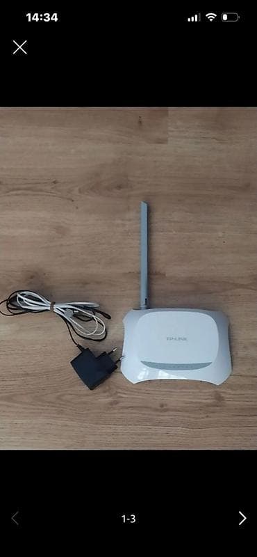 TP-Link Wi‑Fi router - Model: TP-Link (2.4 GHz, tək antenalı) -