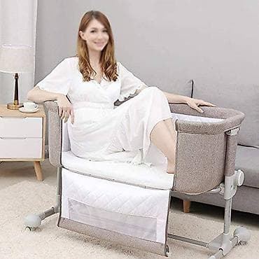 usaq beshiyi: Yeni yellənə bilən ana yanı beşiyi. Məhsulun spesifikasiyası: Başlıq — 4