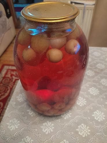 biber qazı: Kampot 15 manat turşular 10 manat armud və bibər turşusu — 3