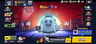 ted baker: Brawl Stars oyunu üçün hesab - Kupa sayı: 27,523 - Qəhrəmanlar — 1