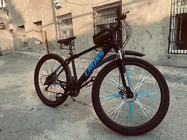 Velosipedlər: KROSS dağ velosipedi - Rəng: qara-mavi, böyük “CROSS” loqosu Salam — 2