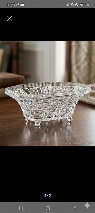 Kasalar, 1 əd, rəng - Ağ, Xrustal, Almaniya