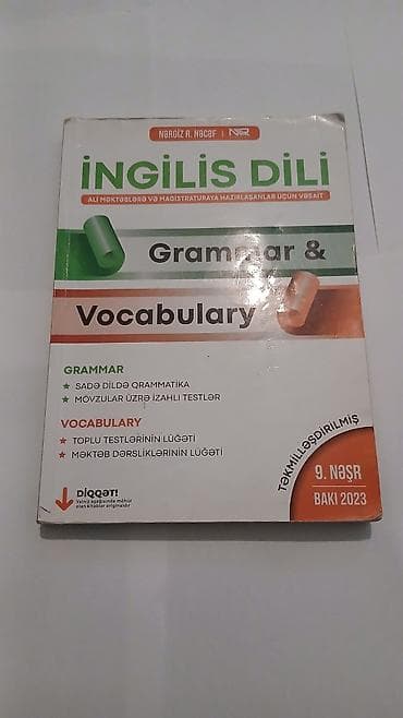 Məhsul: “İngilis Dili – Grammar & Vocabulary” (Nərgiz R. Nəcəf) — 1