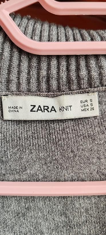 Мужская обувь: Кофта, Zara, S, цвет - Серый — 3