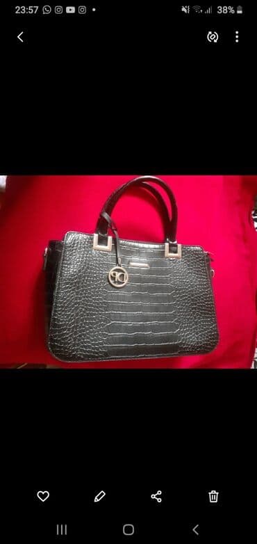 irshad telecom is saatlari: SUMKA TURKIYEDEN ALINIB YENIDIR QARA RENGDE ALTINDA BELE DEMIRLERI — 2