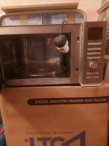 soba: Mikrodalğalı soba LG, Ayrıca dayanan, Qril ilə, rəng - Gümüşü — 1