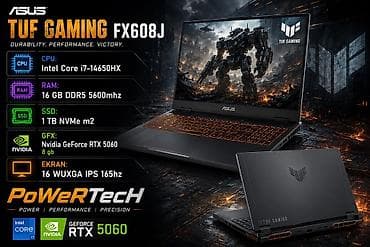 dell notebook: Yeni ASUS TUF Gaming, 16 ", Intel Core i7, 1 TB — 1