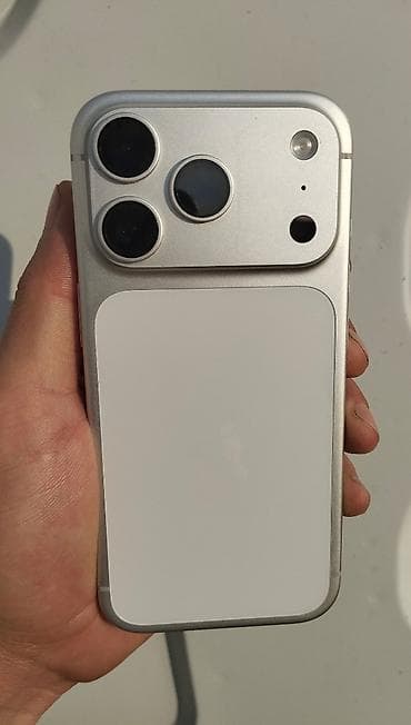 mac pro: IPhone 17 Pro, 256 GB, Matte Silver, Simsiz şarj, Face ID — 3