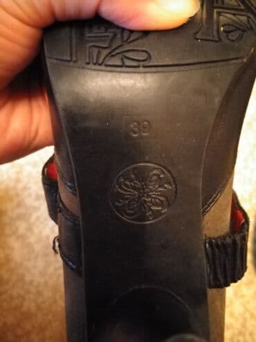 женские туфли на шнурках: Туфли, Размер: 39, Б/у — 3