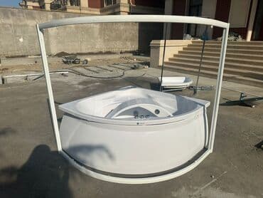 boru plastik: Künc tipli hidromassaj vannası (jacuzzi) - Forma: üçbucaq/künc — 1