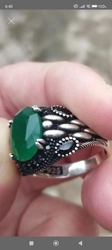 Сумки: Кольцо, Серебро, Изумруд — 1