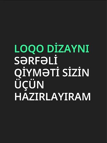 видеосъемка: 🎨 Loqo hazırlanması — 5-10 AZN İstənilən üslubda və dizaynda loqolar — 1