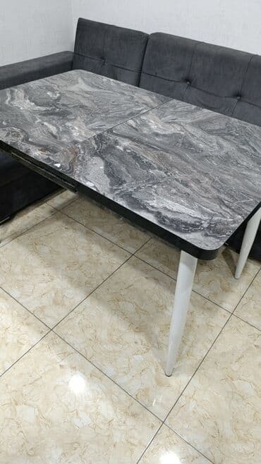 metbex ucun divan: Для кухни, Нераскладной, 2 стула — 6