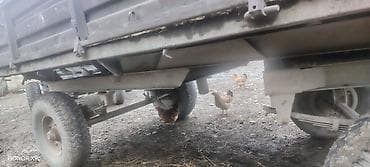 Su nəqliyyatı: Kənd təsərrüfatı üçün ikioxlu qoşqu - Korpus: yüksək yanlı, metal — 10