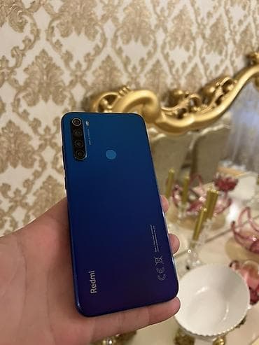 Asia: Redmi Note 8, 64 ГБ, цвет - Голубой, Отпечаток пальца — 4