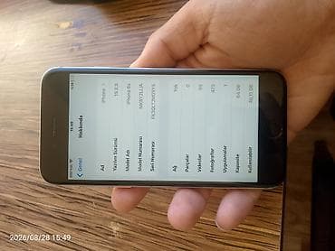 dgi mikrofon: IPhone 6s, 64 GB, Space Gray, Barmaq izi — 2